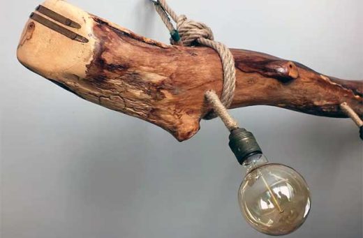 Lustre en bois fait maison : Idées, conseils pour le fabriquer