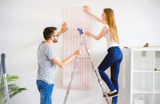 Pose De Papier Peint Pour Debutant